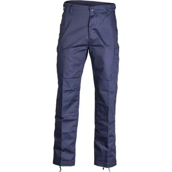 Pánské oblečení MIL-TEC Kalhoty US BDU POLY polní MODRÉ L Modrá