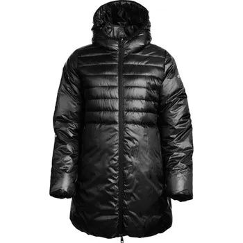 Dámské oblečení Dámská prošívaná bunda Champion 3/4 HOODED POLYFILLED JACKET XS Černá