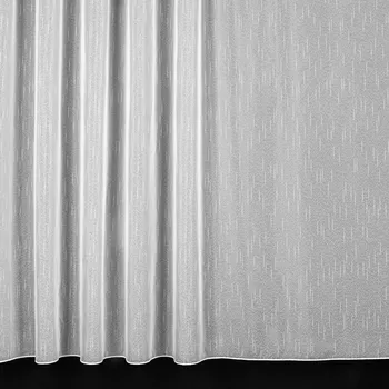 Záclona Záclona sablé STELLARA 5344/10, žíhaná, vzor pršíčko, s olůvkem, bílá, výška 150cm ( v metráži)