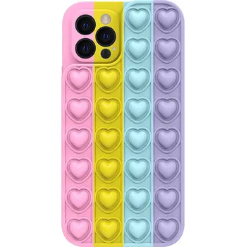 Pouzdro na mobilní telefon Pouzdro Heart Pop It pro Motorola Moto G10/G10 Power/G20/G30 color 3