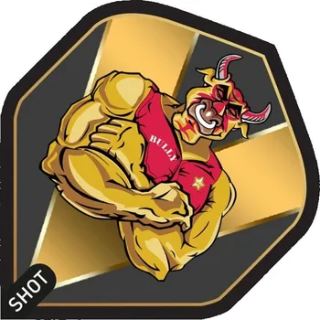 Příslušenství pro šipky Shot Letky Michael Smith - Bully Boy Gold - No2 - SF7543