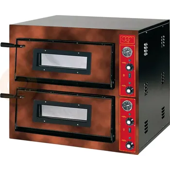 Pec na pizzu Pec na pizza, 2x 4x30 cm, 400 V, 8.4 kW | GGF, E-Line, Rustica