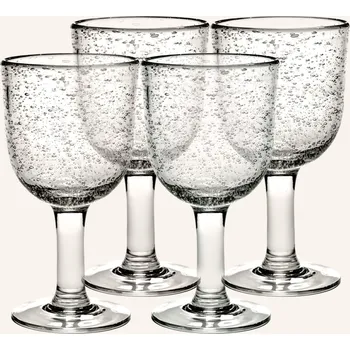 Sklenice Serax Sada 4 Skleniček Na Víno Pure, bílá