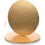 Podložka pod dorty a zákusky kulatá zlatá, 35x1,2 cm | MODECOR, 30478I