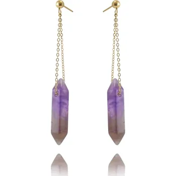 Náušnice Carla Dámské náušnice Taitai zlatá One size