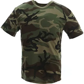 Tričko maskáčové, woodland, XXXL, Smilodon