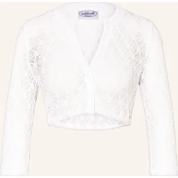 Dámská halenka Waldorff Dámská Dirndl Halenka Z Krajky S 3/4 Rukávem, bílá, 36