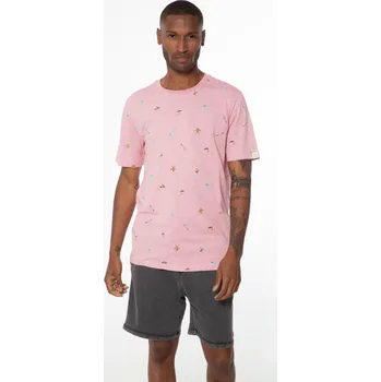 Pánské tričko Pánské bavlněné tričko PROTEST EGONIA růžová S