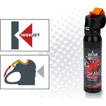 Obranný sprej Pepřový sprej na medvědy - KKS - 150 ml