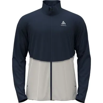 Pánská větrovka Pánská bunda na běžky Odlo MARKENES XL Tmavě modrá, Bílá