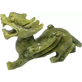 Nefritový drak 12 cm – ochranný symbol síly, harmonie a zdraví