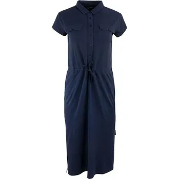 Dámské šaty Dámské dlouhé šaty ALPINE PRO PLEQA XS Tmavě modrá