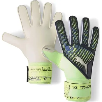 Rukavice Pánské fotbalové rukavice Puma ULTRA RP 2 RC 9 Světle zelená, Mix, Bílá
