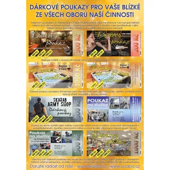 Dárková krabička Poukaz dárkový Penzion wellness 500 Kč