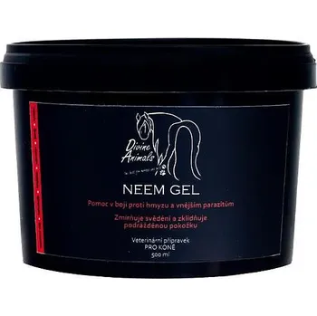 Přípravek proti hmyzu Repelentní gel Divine Animals Neem gel 1 000 ml