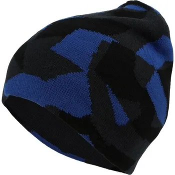 Pokrývka hlavy Chlapecká oboustranná pletená čepice Lewro MAGA 4/7 Modrá, Černá