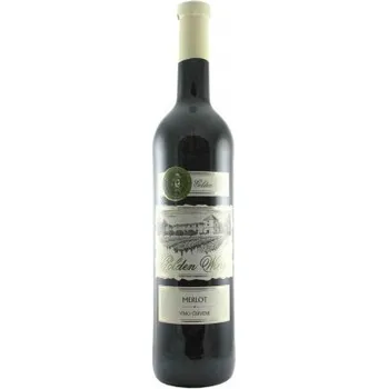 Víno Merlot Golden Wine- červené polosladké - Španělsko - vinařství u Kapličky - 0.75L