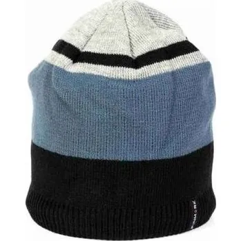 Čepice Zimní pletená čepice Finmark WINTER HAT OS Černá, Světle modrá, Bílá