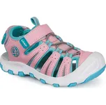 Dívčí sandály LOAP YANK 28 Růžová, Tyrkysová, Bílá