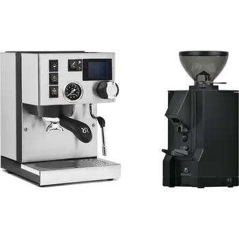 Kávovar Rancilio Silvia BC PID + Eureka Mignon Manuale, BL black