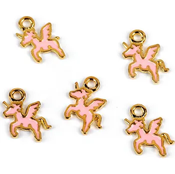 Přívěsek Přívěsek mini zvířátka, malé, 7 (79941) růžová sv. jednorožec