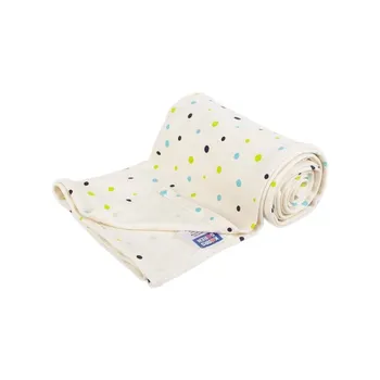 deka Kaarsgaren Letní deka z BIO bavlny 150 x 200 cm puntíky