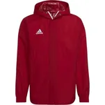 Pánská fotbalová bunda adidas ENTRADA 22 ALL WEATHER JACKET XL Červená, Bílá