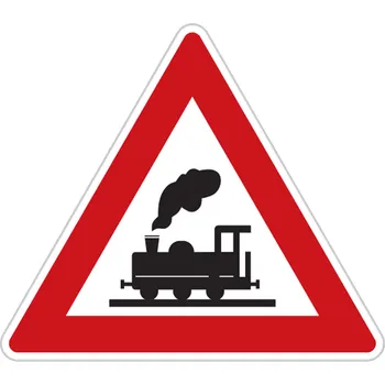 Dopravní značení Dopravní značka Železniční přejezd bez závor - A30