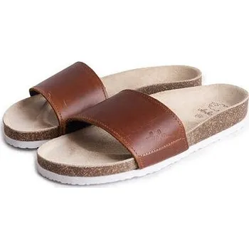 Dámská zdravotní obuv Vlnka Dámské korkové anatomické nazouváky Trepky hnědá model 2024 velikost obuv dospělí 39