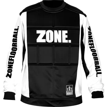 Florbalový dres Zone floorball Goalie sweater INTRO black/silver Brankářský dres L, černá / stříbrná