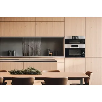 Obklad DIMEX | Dibond za kuchyňskou linku DBW-06060-289 | 60 x 60 cm | Staré dřevěné lamely + Dibond deska za kuchyňskou linku DIMEX v rozměru 60 x 60 cm, motiv Staré dřevěné lamely