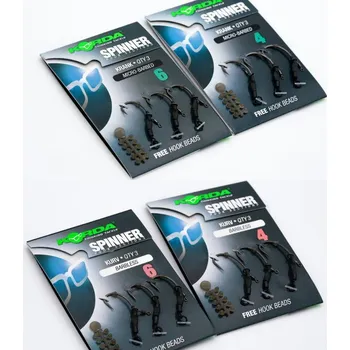 Korda hotové návazce Spinner Rigs 3 ks Varianta: Krank B vel. 4 (KCR128)