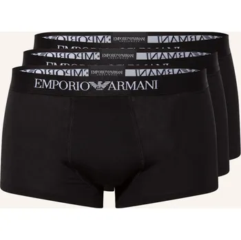 Boxerky Emporio Armani Pánské Boxerky, 3 Kusy V Balení, černá, 54
