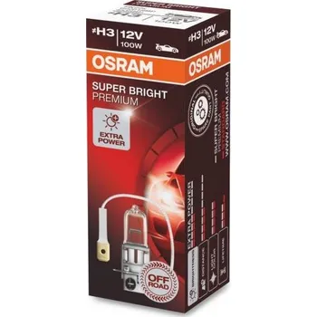 Žárovka Osram H3, Super Bright Premium 62201SBP
