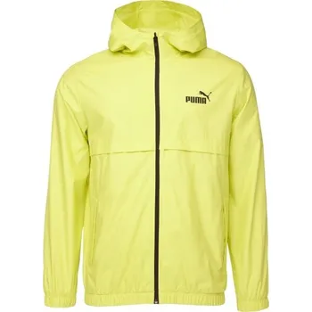 Pánská větrovka Pánská bunda Puma ESSENTIALS SOLID WINDBREAKER JACKET XL Žlutá, Černá
