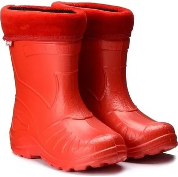 Chlapecké holínky Holínky BEFADO KOLMAX zateplené červená 162P105 Velikost: 23