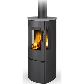 Krbová kamna ROMOTOP PARLA 3S keramika silver 54505 - krbová kamna