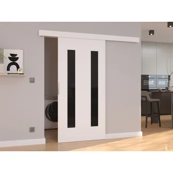 Interiérové dveře Posuvné dveře Hers - 86 cm s tlumeným dojezdem Barva: Bílá