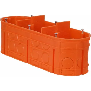 Elektroinstalační krabice Simet Simet krabice pod omítku M3x60F 33167008 60mm trojitá oranžová