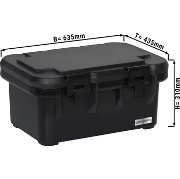 Pec na pizzu G.Gastro Termobox - Toplader - přední nakládání - pro GN 1/1