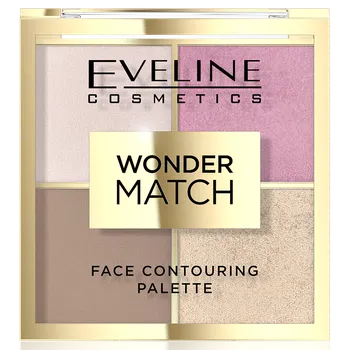 Paletka dekorativní kosmetiky Eveline Cosmetics Wonder Match paletka na konturování obličeje 01, 10 g
