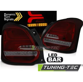 Přední světlomet SUZUKI SWIFT VI 17- RED SMOKE LED SEQ