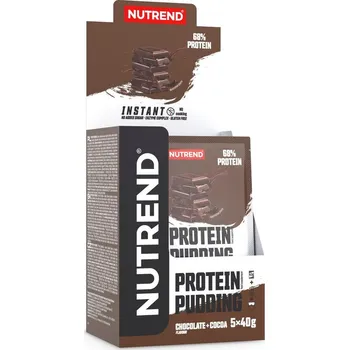 proteinová svačina NUTREND Protein Pudding, 5x 40 g čokoláda+kakao