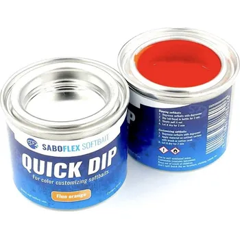 Návnadové aroma Barva na nástrahy SABOFLEX Quick Dip - Fluo Orange