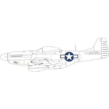 Plastikový model Mask 1/72 P-51D US national insignia (EDU)