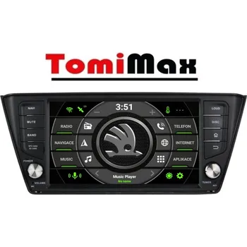 Autorádio TomiMax TomiMax Škoda Fabia 3 Android 14 autorádio s WIFI, GPS, USB, BT HW výbava: 8 Core 4GB+64GB PX HIGH - Model auta: Škoda Fabia 3, Velikost obrazovky: Dotyková obrazovka: 8\"