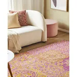 Koberec vícebarevný vlněný 200 x 200 cm s orientálním vzorem obývací pokoj ložnice Beliani