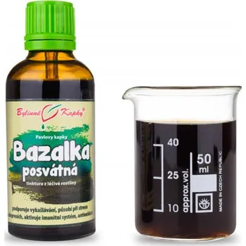 Přírodní produkt Bylinné kapky s.r.o. Bazalka posvátná tinktura 50 ml