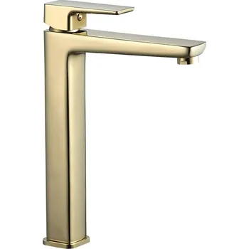 Vodovodní baterie Rea Orix - vysoká umyvadlová baterie, kartáčovaná zlatá matná, REA-B7779