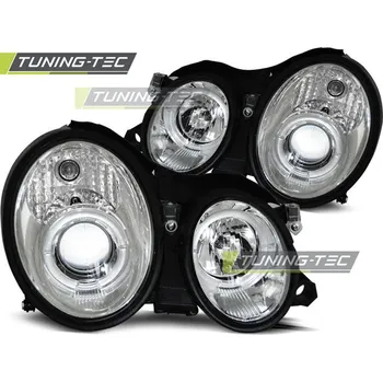 Přední světlomet SVĚTLOMETY ANGEL EYES CHROMOVANÉ pro MERCEDES W208 CLK 03.97-04.02